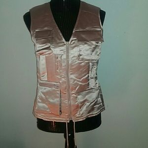 Diane Von Furstenberg Silk Satin Vest VINTAGE 90s